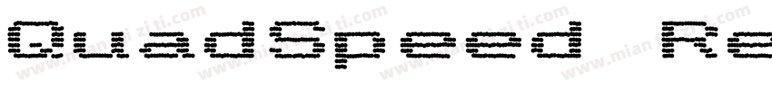 QuadSpeed Regular字体转换